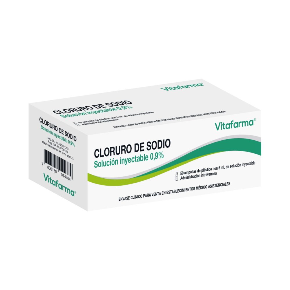 Cloruro de sodio solución inyectable 0,9%