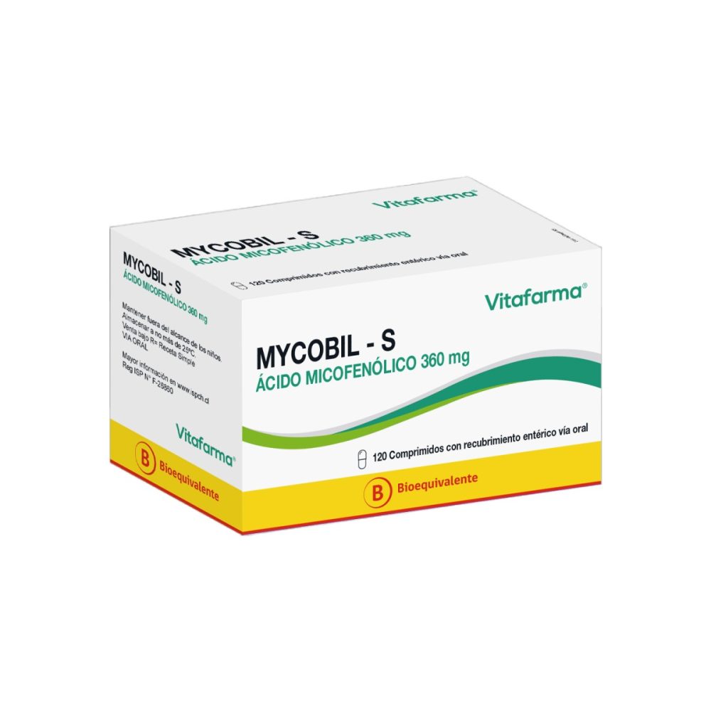 Mycobil-S comprimidos con recubrimiento entérico 360 mg